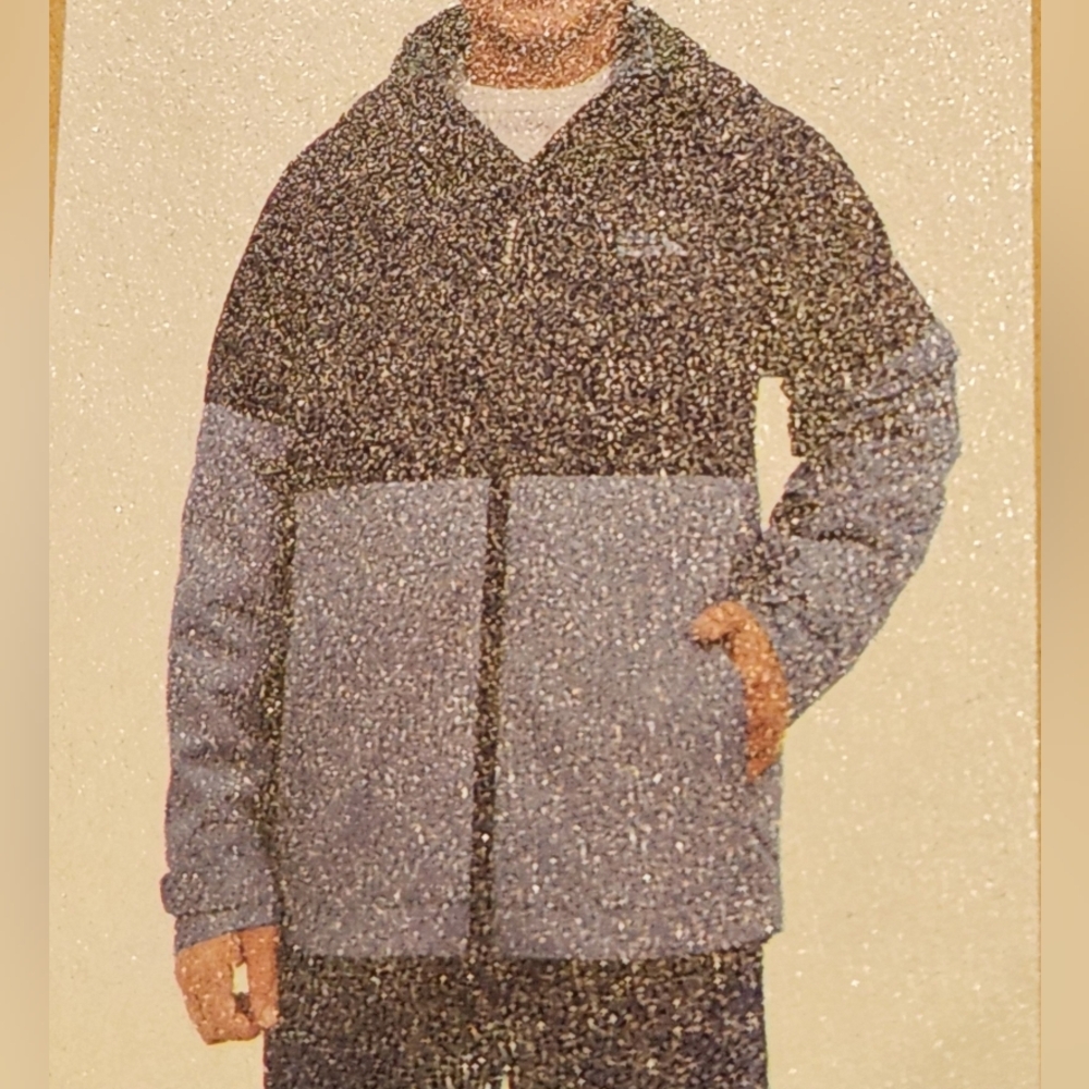Eddie Bauer Boys Light Weight 3-in-1 Jacket Hooded Size 14/16 Light /Dark Blue - Picture 8 of 14